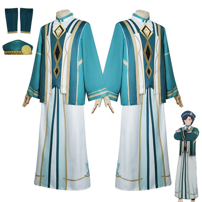 Genshin Impact Akademiya Cosplay Uniform – Sumeru Library Costume (Men & Women)