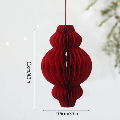 Chinese New Year 3D Hanging Ball Ornaments – Festive New Year Pendant Decorations for Wedding, Party, Tree & Home Decor