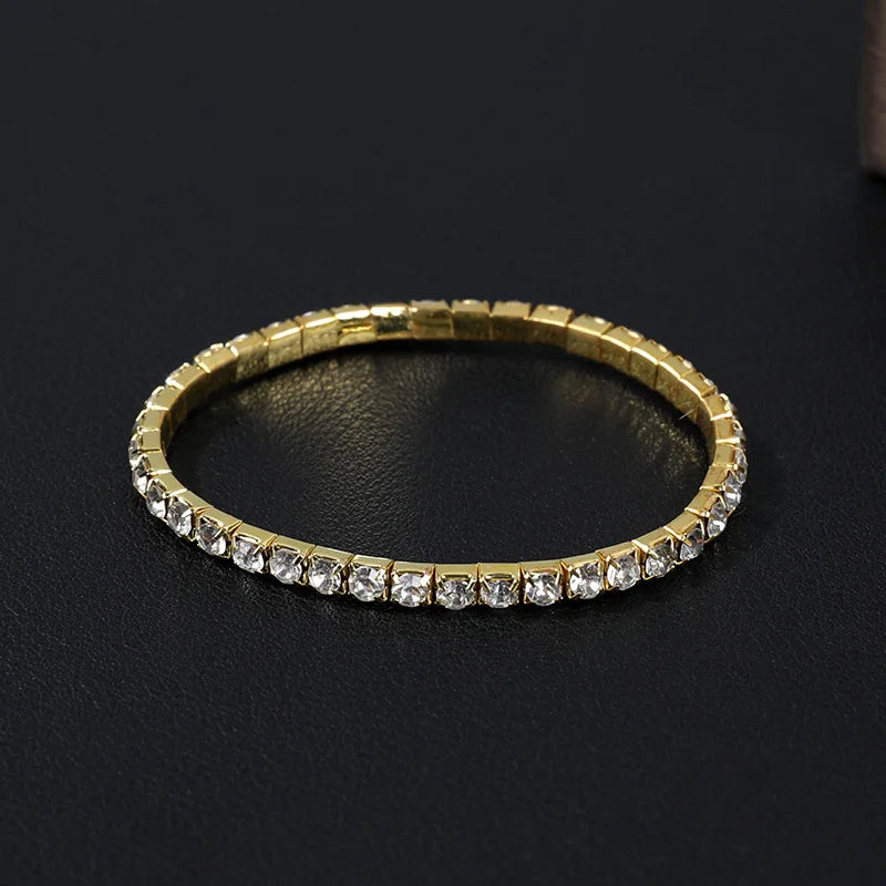 Women’s Fashion Four Leaf Grass Gold Color Adjustable Bracelet Korean Style Wedding Party Jewelry