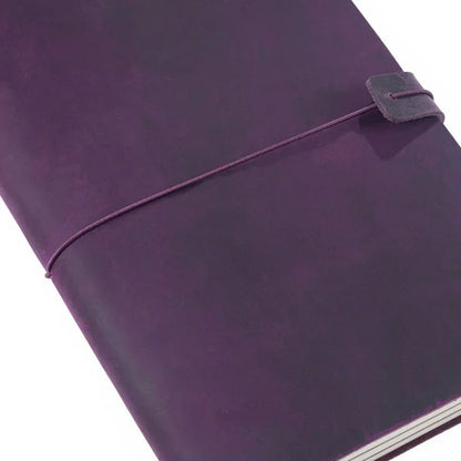 Moterm Genuine Leather Travel Notebook Cover – Handmade Vintage Cowhide Journal & Planner