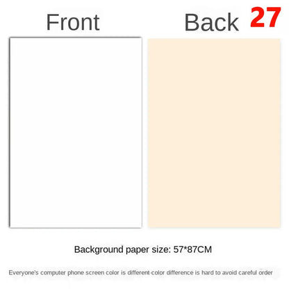 Tablero de fondo fotográfico de doble cara 57 × 87 cm – Fondo de color liso para fotografía de producto y recién nacido