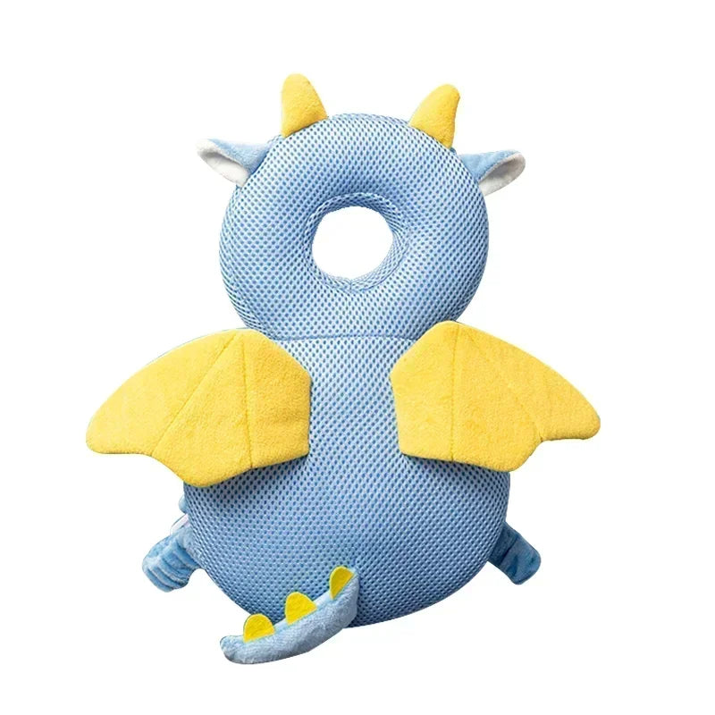 Mochila protectora de cabeza para bebé – Cojín de seguridad de abeja ángel para 1-3 años, almohada protectora anticaída