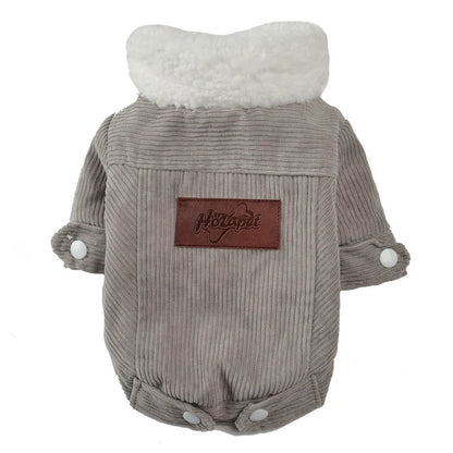 Autumn & Winter Fleece Dog Jacket – Warm Thickened Pet Coat for Small & Medium Dogs, Cozy Puppy Clothes for Cats, Schnauzers & Pugs