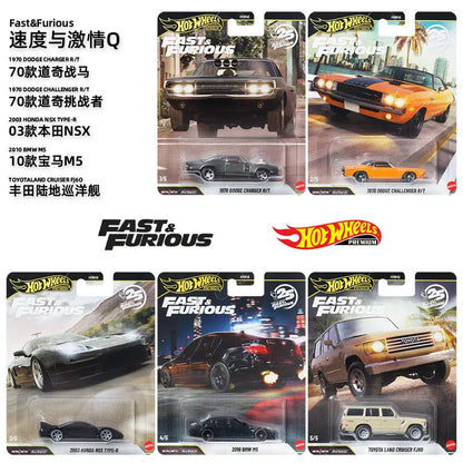 Hot Wheels Fast & Furious Dodge Charger R/T de 1970 1:64 Coche Premium de Fundición – Modelo de Aleación Coleccionable Caso Q Regalo