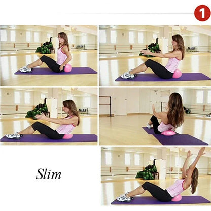 25CM Yoga Pilates Ball – Mini Balance Exercise Fitness Ball for Core Training, Gymnastics, Indoor Workouts & Yoga Equipment