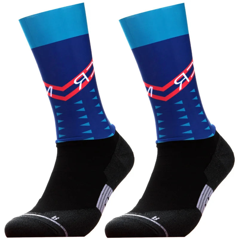 Professional Team Cycling Socks for Men & Women – Breathable MTB & Road Bike Racing Sports Socks