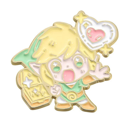 Anime Game Enamel Pins – Metal Lapel Brooch Set for Backpack, Costume & Cosplay Accessories Gift