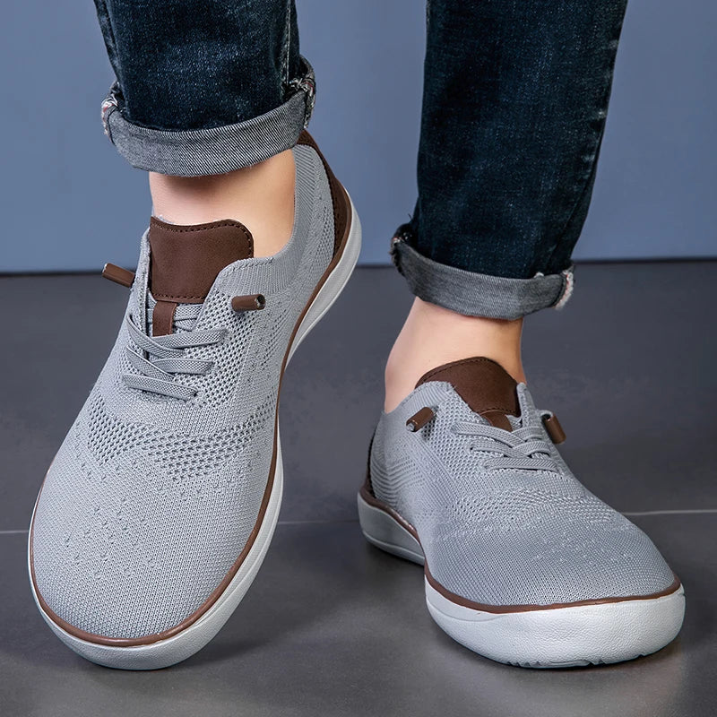 Chaussures de marche larges pour hommes – Baskets décontractées extra larges, chaussures confortables, légères et souples pour pieds larges