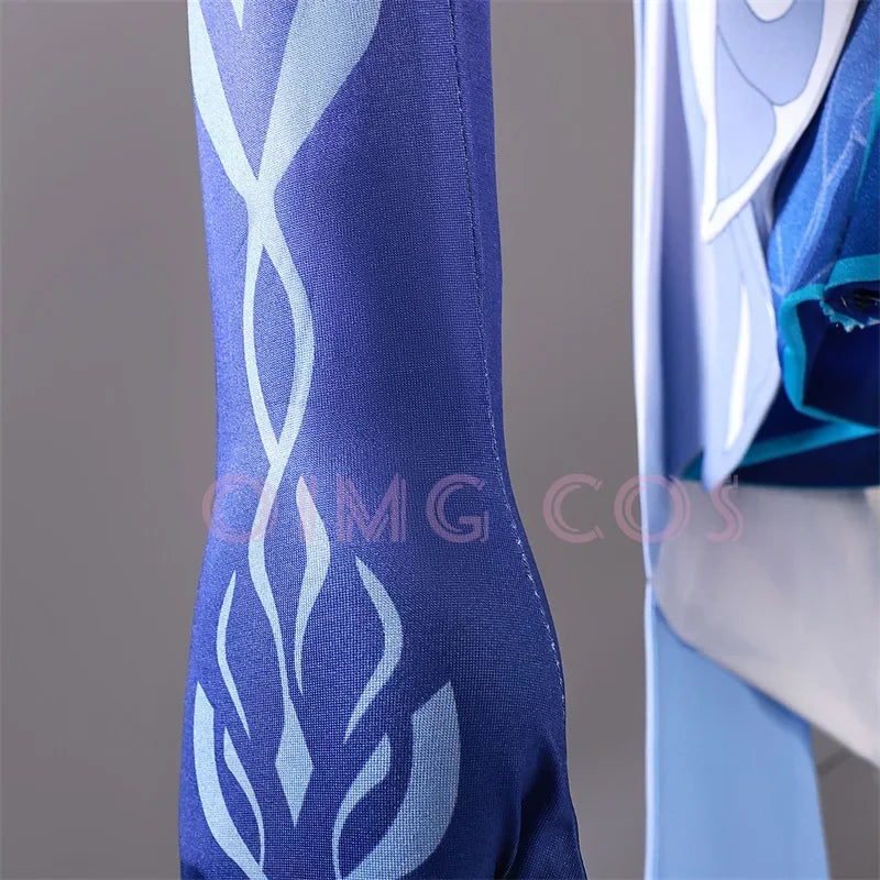 Genshin Impact Skirk Cosplay Costume & Wig – Adult Halloween Party Outfit