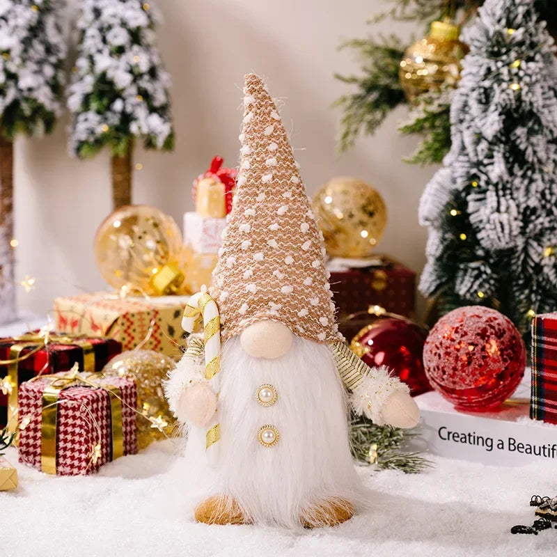 1–3PCS Christmas Gnome Reindeer Decorations 2026 – LED Glowing Gnome Doll Night Light for Xmas Tree, Home Decor, Gifts & New Year 2027