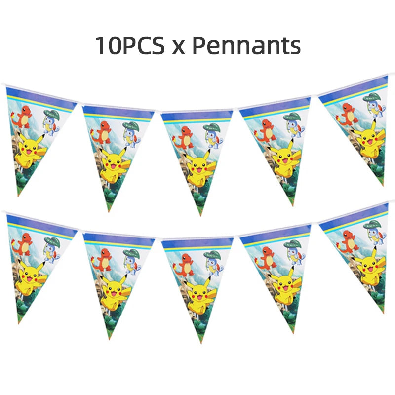 Pokémon Birthday Gift Bags – Pikachu Candy Loot Bags for Party Decorations, Goody Bags & Fillers Supplies