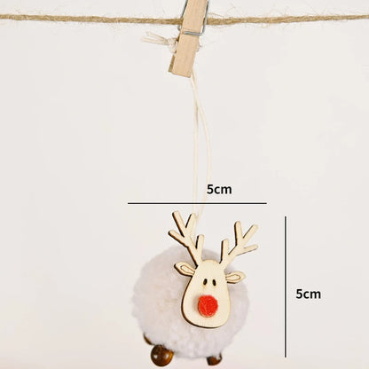 Red Star Christmas Tree Ornament – DIY Hanging Pendant Decoration for Xmas, New Year Party, Home Decor & Holiday Gifts