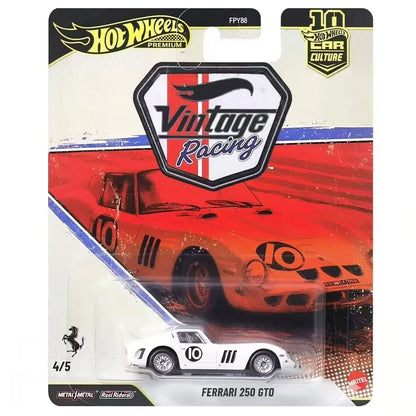 Hot Wheels Premium Vintage Racing Jaguar XJS – 1:64 Scale Die-Cast Alloy Car, Classic Racing Collectible Model & Gift