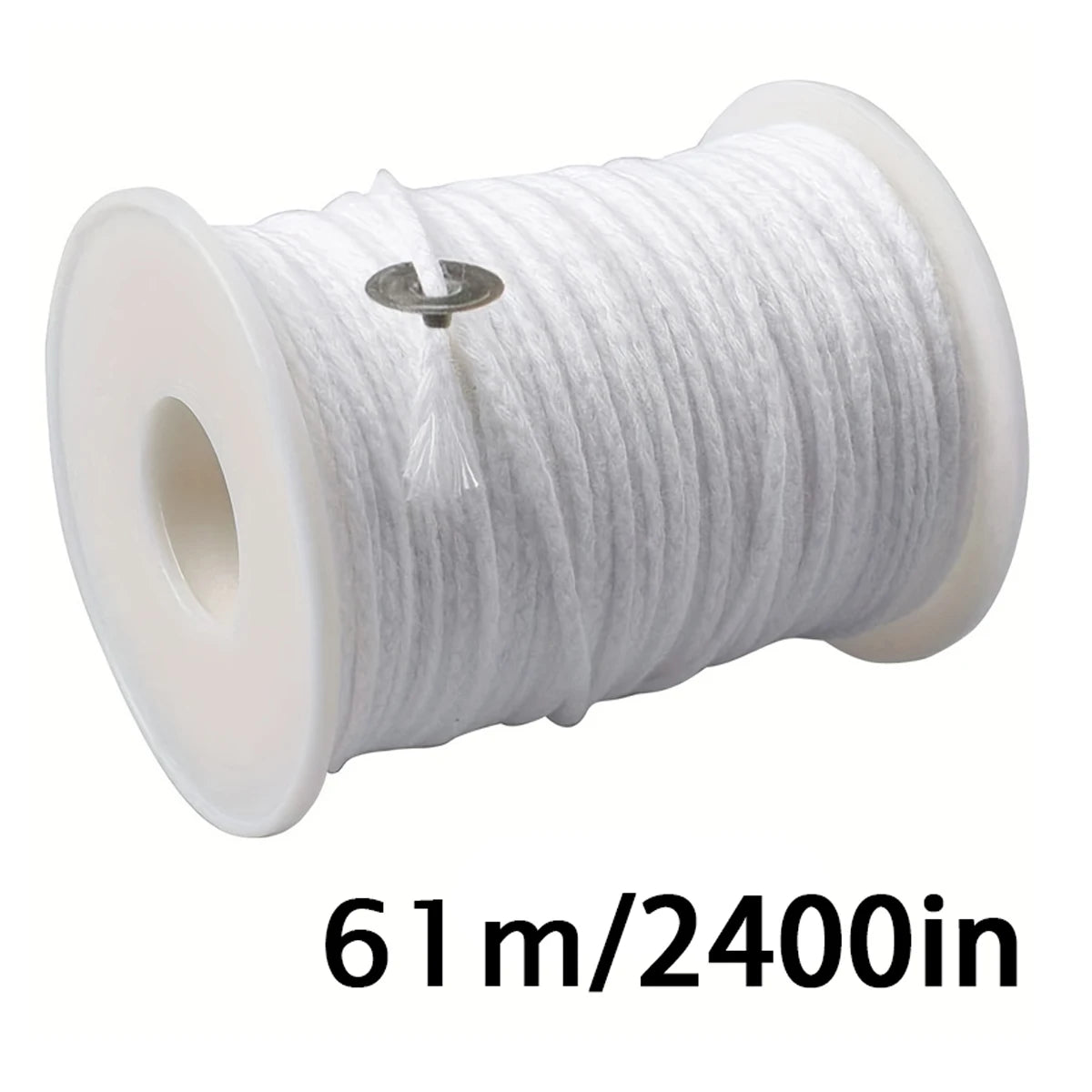 Kit para hacer mechas de vela de 53 piezas – Mechas de algodón encerado con soportes, juego de mechas de cera de soja sin humo para hacer velas, suministros de manualidades y decoración del hogar hecha a mano
