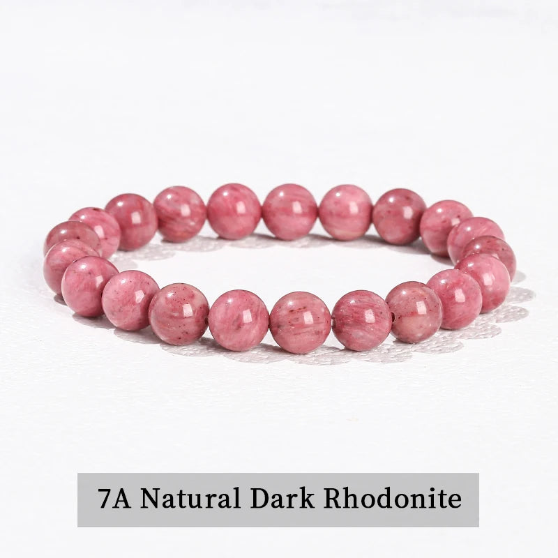 Natural Stone Beaded Bracelet – Obsidian, Fluorite, Quartz & Jasper Crystal Stretch Bracelet for Men & Women | Yoga Healing Jewelry
