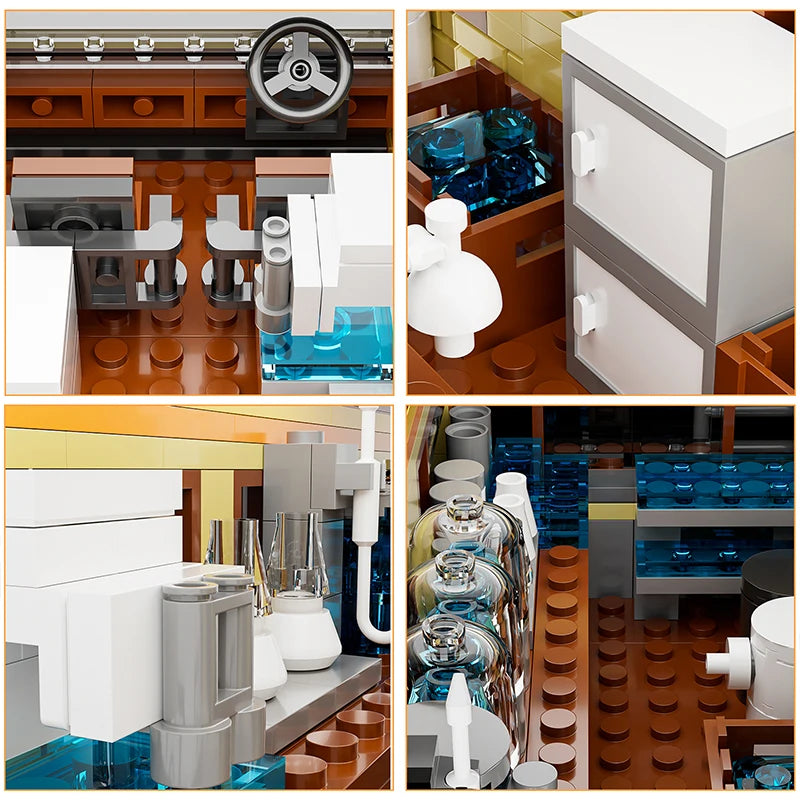 Breaking Bad RV Camper Bus Building Blocks – Technical Adventure Vehicle Model, DIY Assemble Car Bricks Toy & Collectible Display Set for Fans