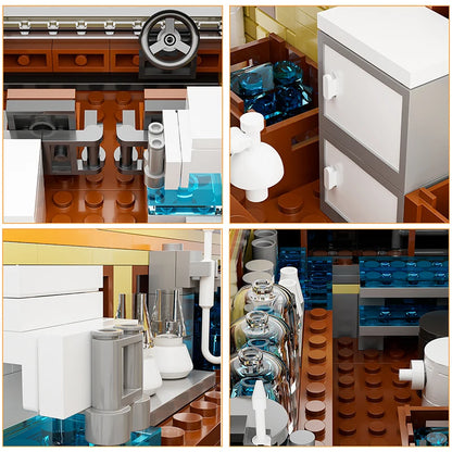 Breaking Bad RV Camper Bus Building Blocks – Technical Adventure Vehicle Model, DIY Assemble Car Bricks Toy & Collectible Display Set for Fans