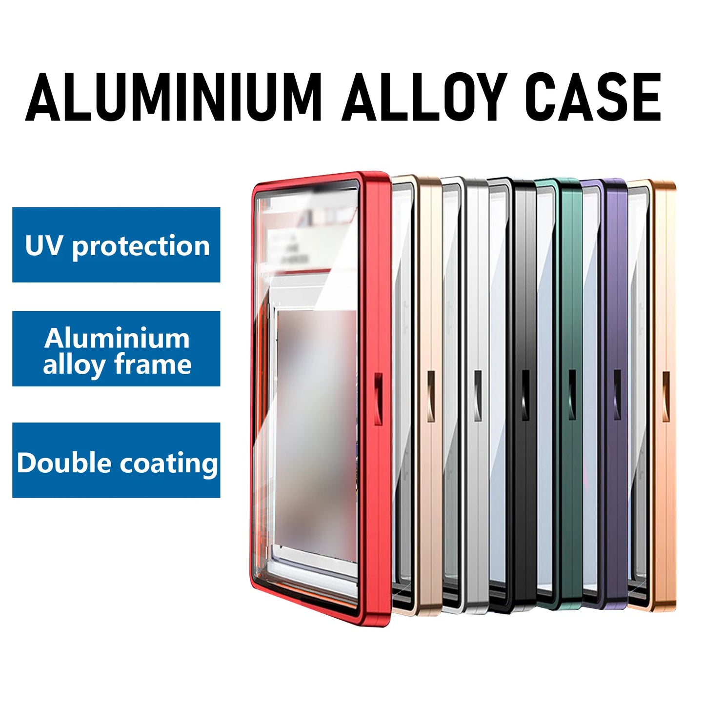 Aluminum Alloy Graded Card Case – PSA/CGC Slab Protector with UV & Scratch Resistant Magnetic Display Box