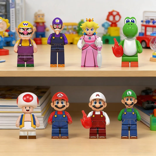 Minifiguras de anime para construir – Juguetes de modelos de personajes y figuras de exhibición coleccionables para niños