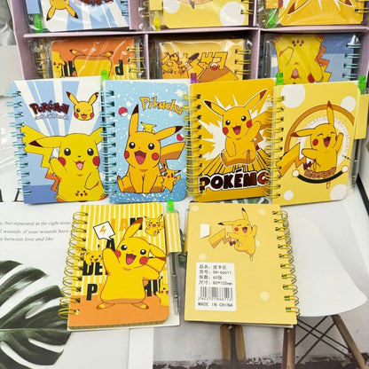 Pokémon Pikachu Notebook – Cute Cartoon Coil Diary School & Office Supplies (Portable Journal)