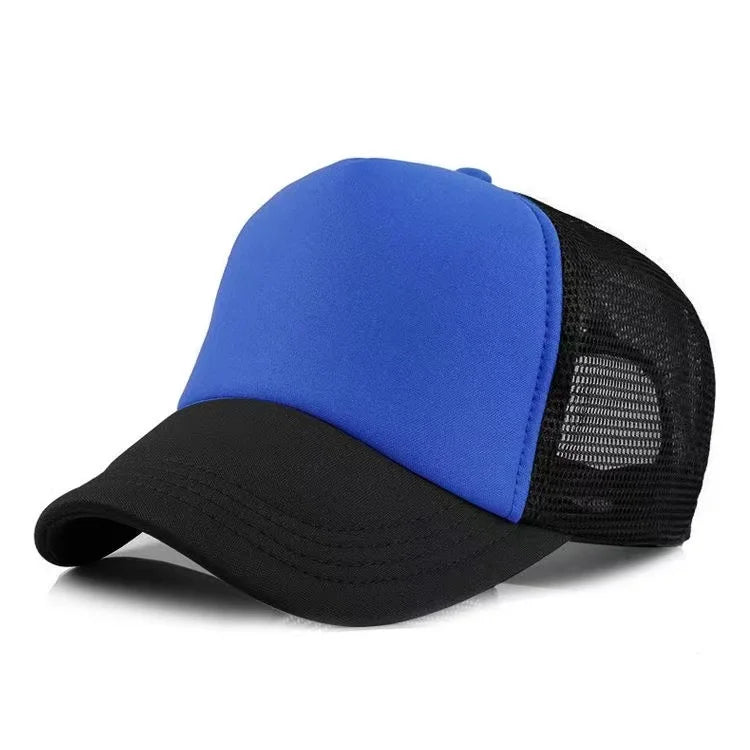 Gorra Trucker de Malla de 5 Paneles con Logotipo Personalizado – Gorra de Béisbol Ajustable para Hombres y Mujeres, Equipos Deportivos y Uso al Aire Libre en Verano