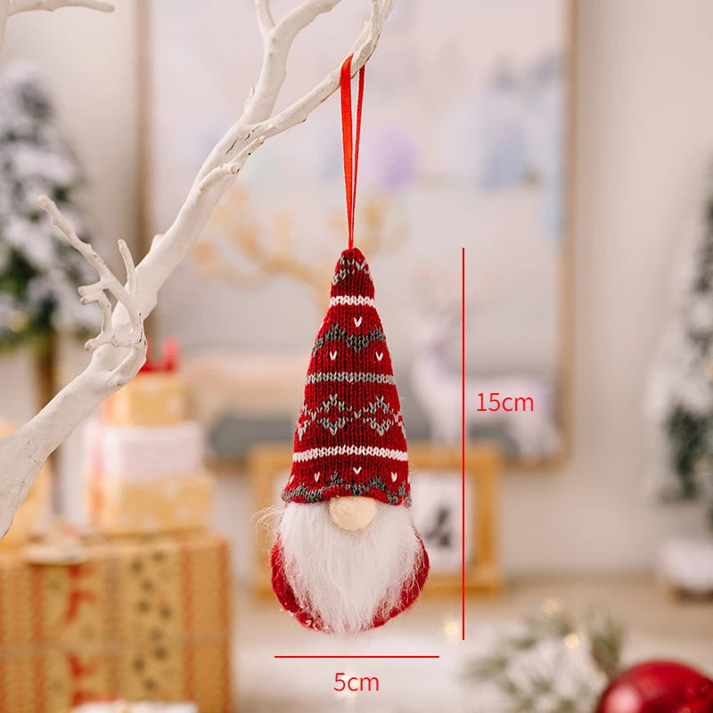 Red Star Christmas Tree Ornament – DIY Hanging Pendant Decoration for Xmas, New Year Party, Home Decor & Holiday Gifts