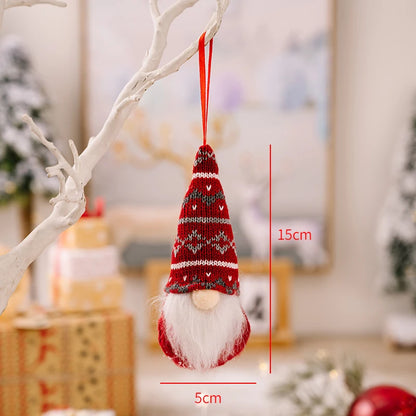 Red Star Christmas Tree Ornament – DIY Hanging Pendant Decoration for Xmas, New Year Party, Home Decor & Holiday Gifts