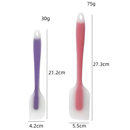 Espátula de silicona resistente al calor - Espátula mezcladora antiadherente para hornear, cocinar, mantequilla y crema