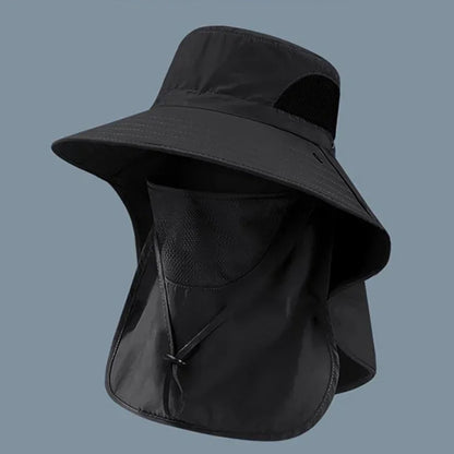 Outdoor UV Protection Bucket Hat – Sun Hat with Neck Flap for Hiking, Fishing, Camping & Outdoor Activities