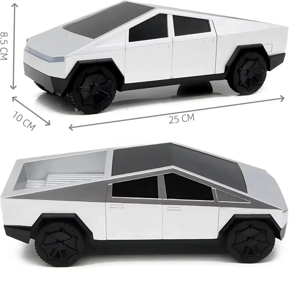 1:24 RC Cybertruck Camioneta a Control Remoto 4WD con Motores Duales, Luces LED y Juguete de Coche RC Todoterreno de 27MHz para Niños