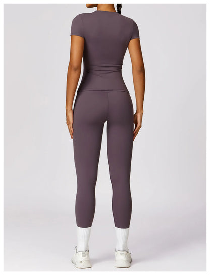 Camiseta de running NCLAGEN para mujer – Top deportivo transpirable de manga corta para gimnasio, yoga, fitness, entrenamiento y ropa deportiva