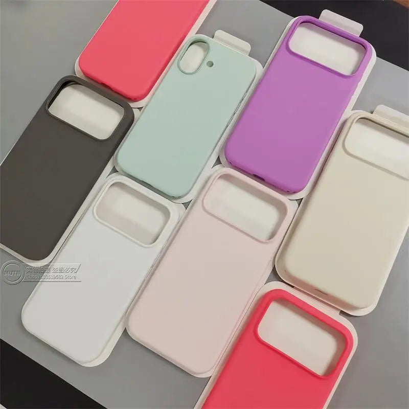 Liquid Silicone Phone Case for iPhone 17 Pro Max – Magnetic Protective Cover with Camera Control & MagSafe Support