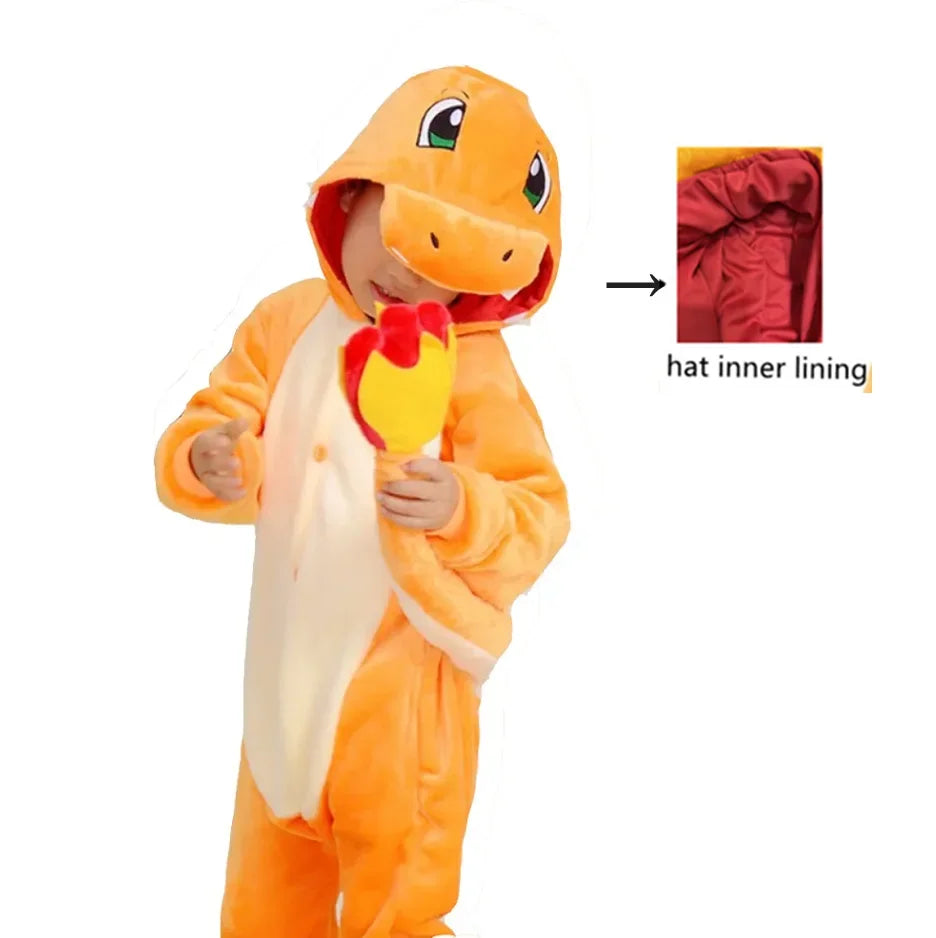 Pokémon Kigurumi Pajama Onesie – Pikachu, Gengar, Snorlax & More Anime Cosplay Sleepwear