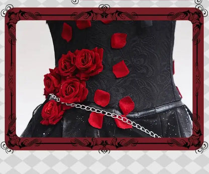 Identity V Psychologist Emily (Everlasting Night Patient) Cosplay Costume – Halloween Party Outfit Series Game Dress Suit for Roleplay & Convention Events