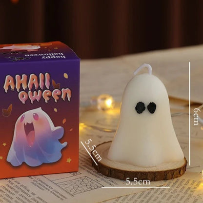 Halloween Ghost Scented Candle – Creative Wax Ghost Candle for Aromatherapy, Home Decoration & Premium Holiday Gifts