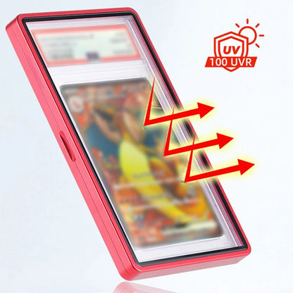 Aluminum Alloy Graded Card Case – PSA/CGC Slab Protector with UV & Scratch Resistant Magnetic Display Box