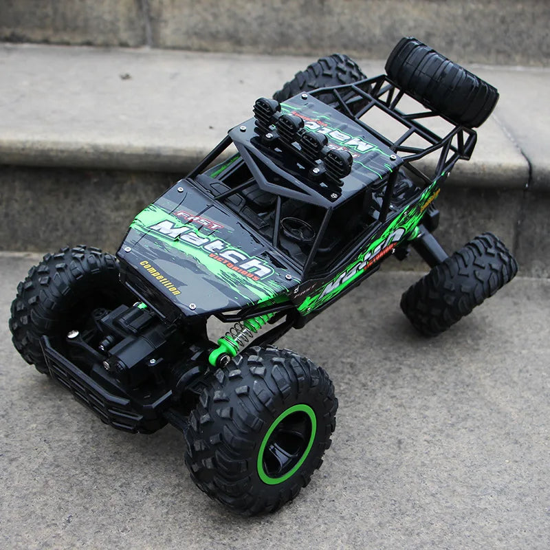 Oike Coche teledirigido 4x4 todoterreno 4WD RC Rock Crawler, coche RC de carreras y drifting todoterreno para niños y adultos