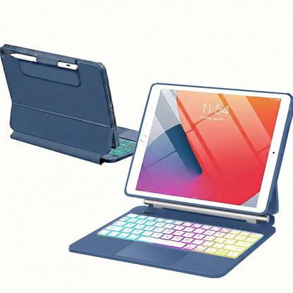 Funda Magic Keyboard para iPad 10.2 (9.ª/8.ª/7.ª generación), iPad Air 3 y iPad Pro 10.5 – Cubierta folio magnética con teclado retroiluminado y soporte flotante