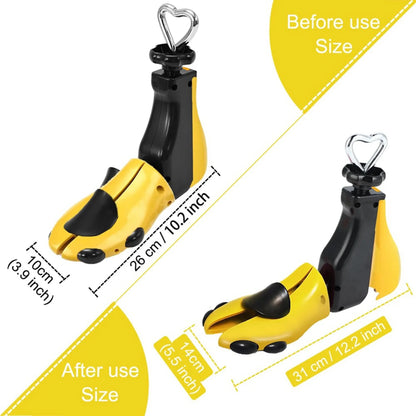 Adjustable Boot Shoe Stretcher for Men & Women – Unisex Shoe Tree Expander with Length & Width Adjustment, Wide-Fit Design