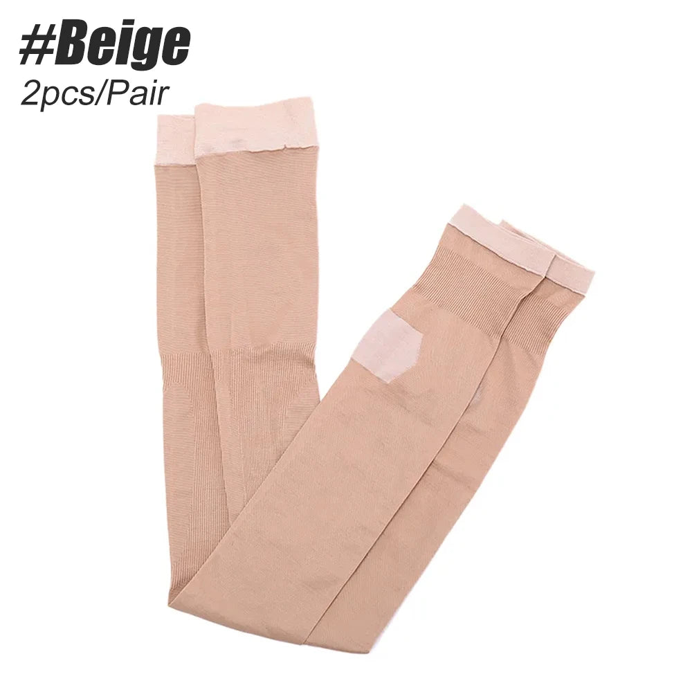 Open Toe Compression Socks – Calf Support Sleeves for Men & Women (Running, Cycling & Sports Recovery)