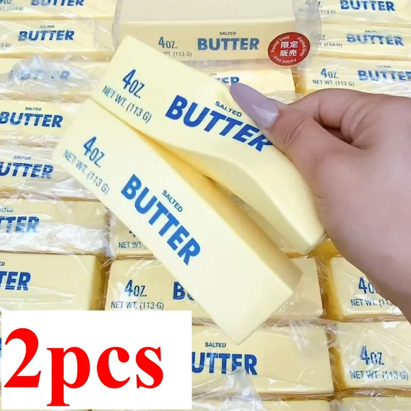 Butter Stick Squishy Toy – Soft Squeeze Stress Relief Fidget Toy for Kids & Adults, Party & Holiday Gift