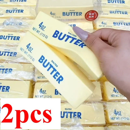 Butter Stick Squishy Toy – Soft Squeeze Stress Relief Fidget Toy for Kids & Adults, Party & Holiday Gift