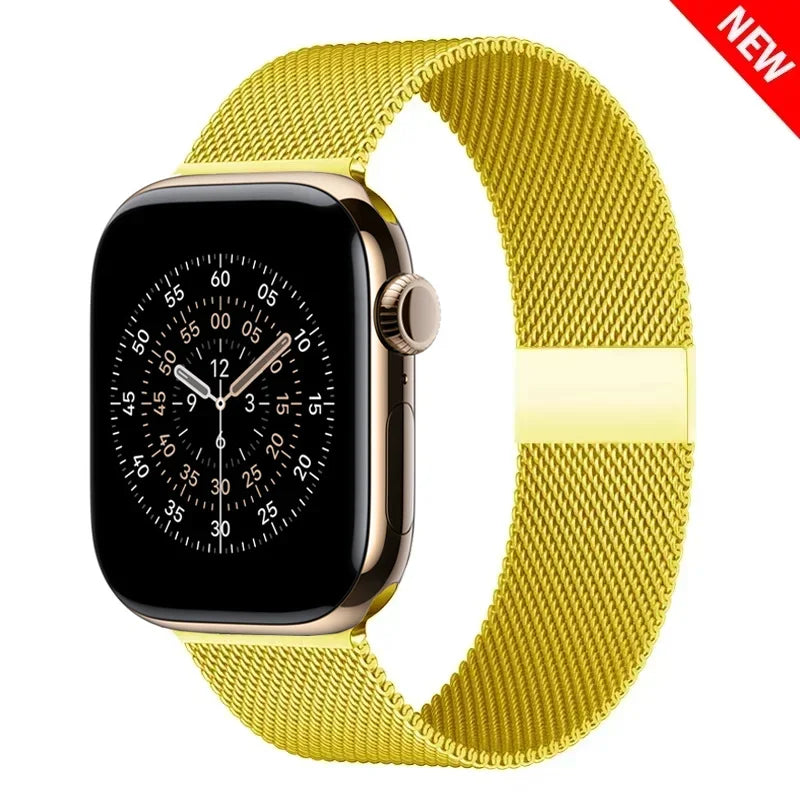 Milanese Loop Metal Band for Apple Watch – Compatible with Series 11, 10, 9, 8, 7, 6, 5, 4, SE & Ultra 2/3, 40–49mm