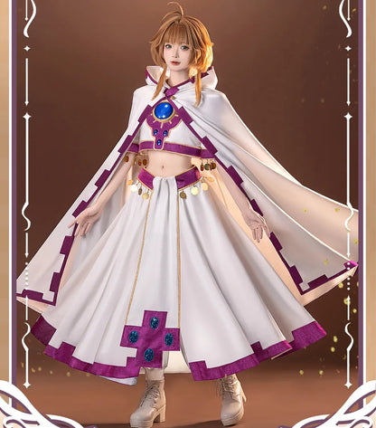 Cardcaptor Sakura Cosplay Costume – Pink & White Sweet Combat Dress (Anime Party/Halloween Outfit)