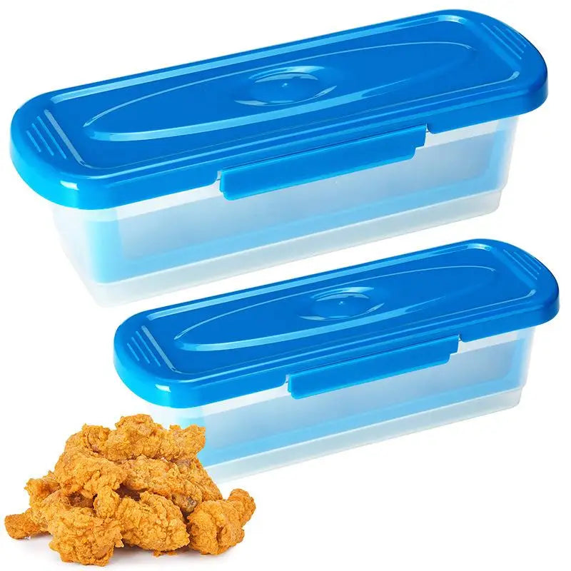 Fish Breading Shaker Bowl – Batter Coating Tray with Lid for Chicken Wings, Fish, Vegetables & Frying