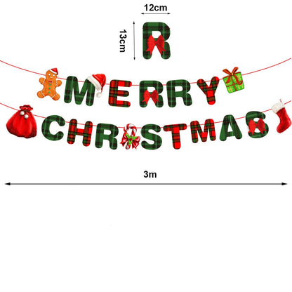 9-Inch Merry Christmas Paper Plates – Santa Claus, Christmas Tree & Elk Round Disposable Plates for Xmas Party & Table Decor