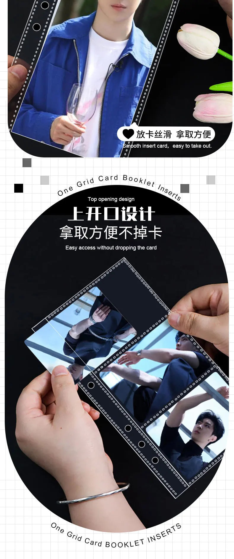 A6 Transparent File Holder Notebook – 6 Hole PVC Loose Leaf Binder Document Storage Pouch