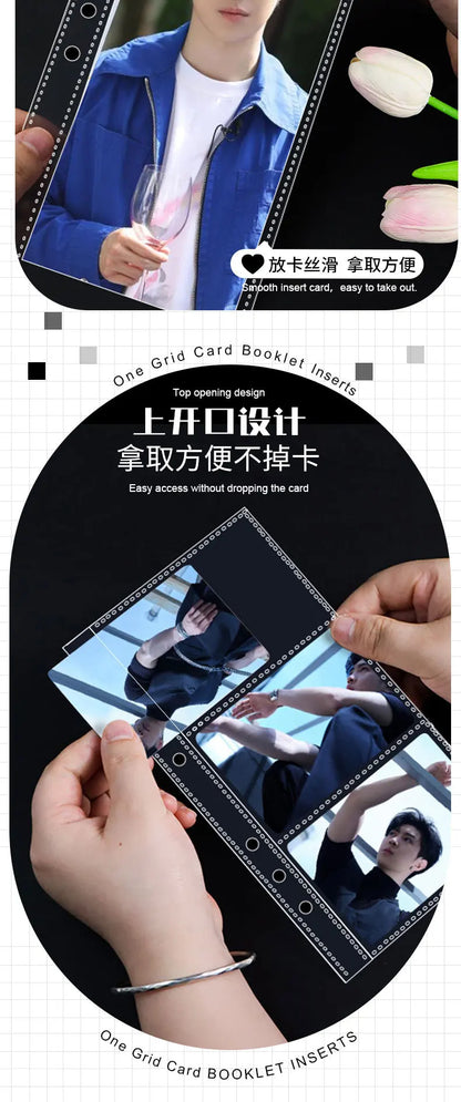A6 Transparent File Holder Notebook – 6 Hole PVC Loose Leaf Binder Document Storage Pouch
