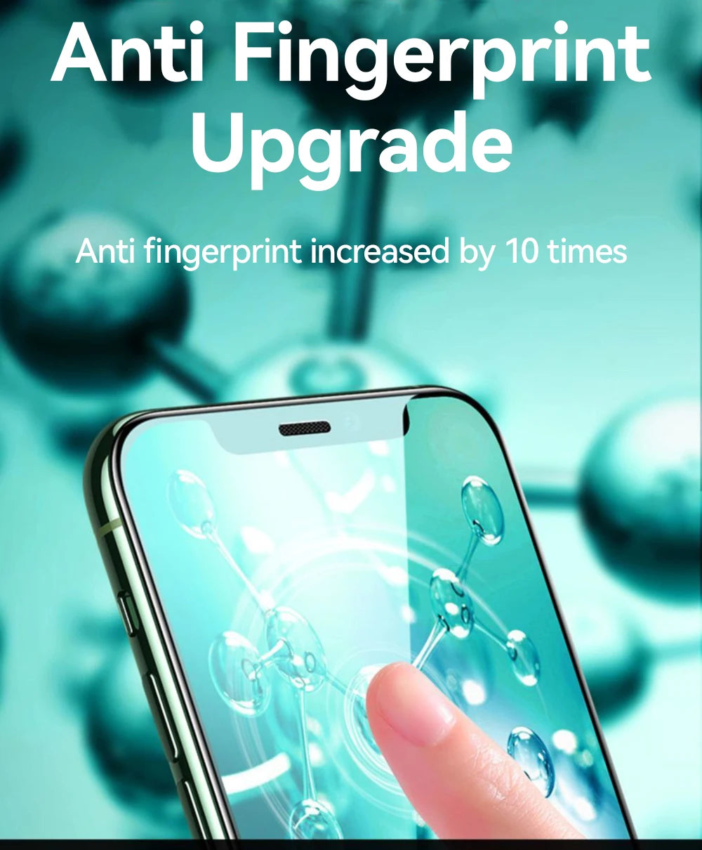 Protector de pantalla de cristal templado HD Joyroom para iPhone series 15, 16 y 17 – Cobertura total (1–3 unidades)