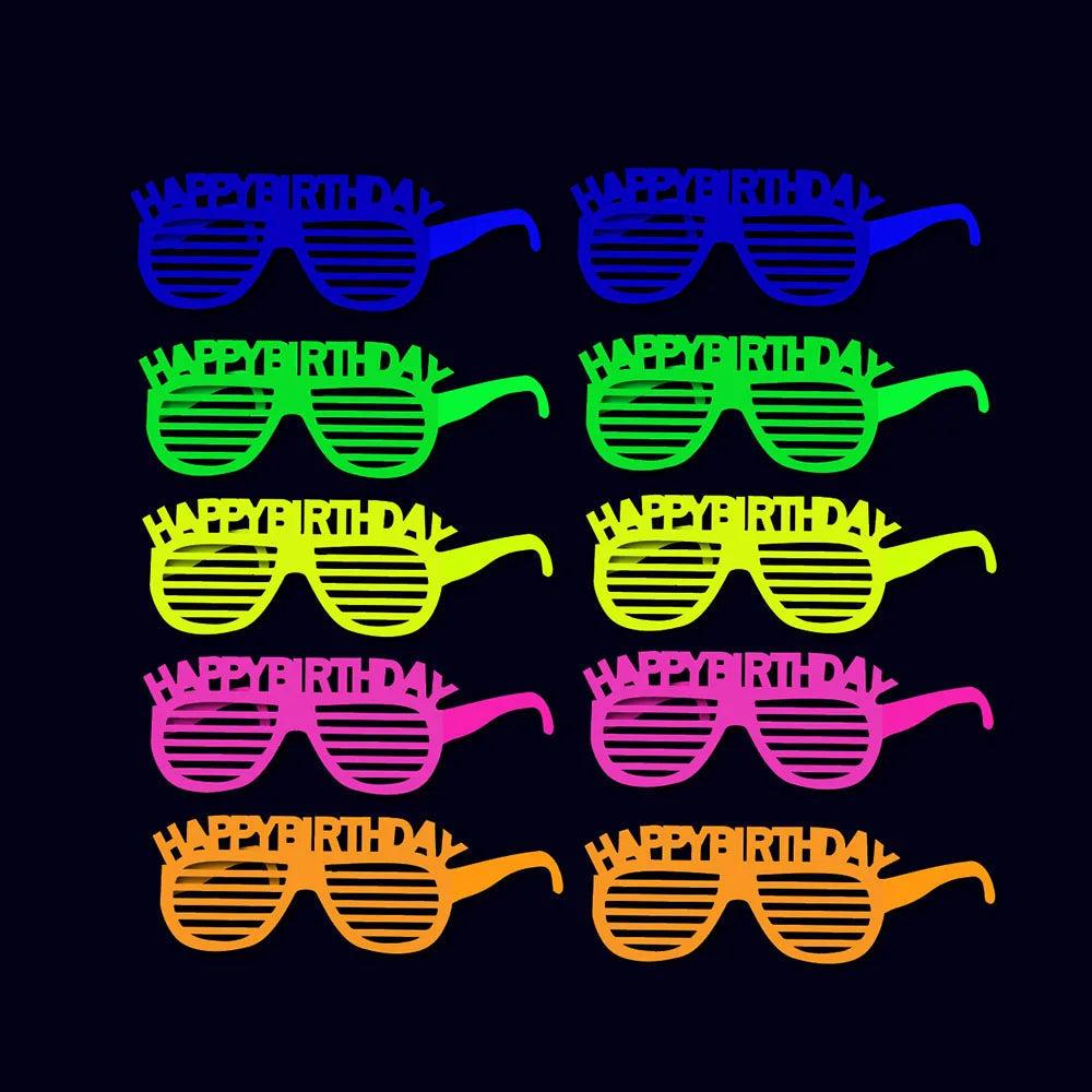 Neon UV Reactive Party Hats – Fluorescent Formal Hats for Glow Parties, Festivals & Events